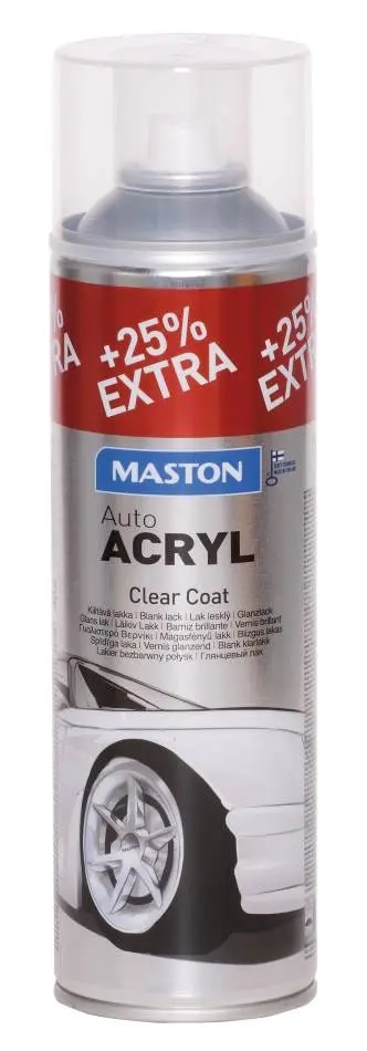 Maston Auto Akryl Klarlack 500ml - Färger och sprayfärger - 6412490024970 - 0