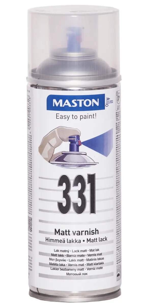 MASTON SPRAYFÄRG 400ml MATT LACK - Färger och sprayfärger - 6412491003318 - 0