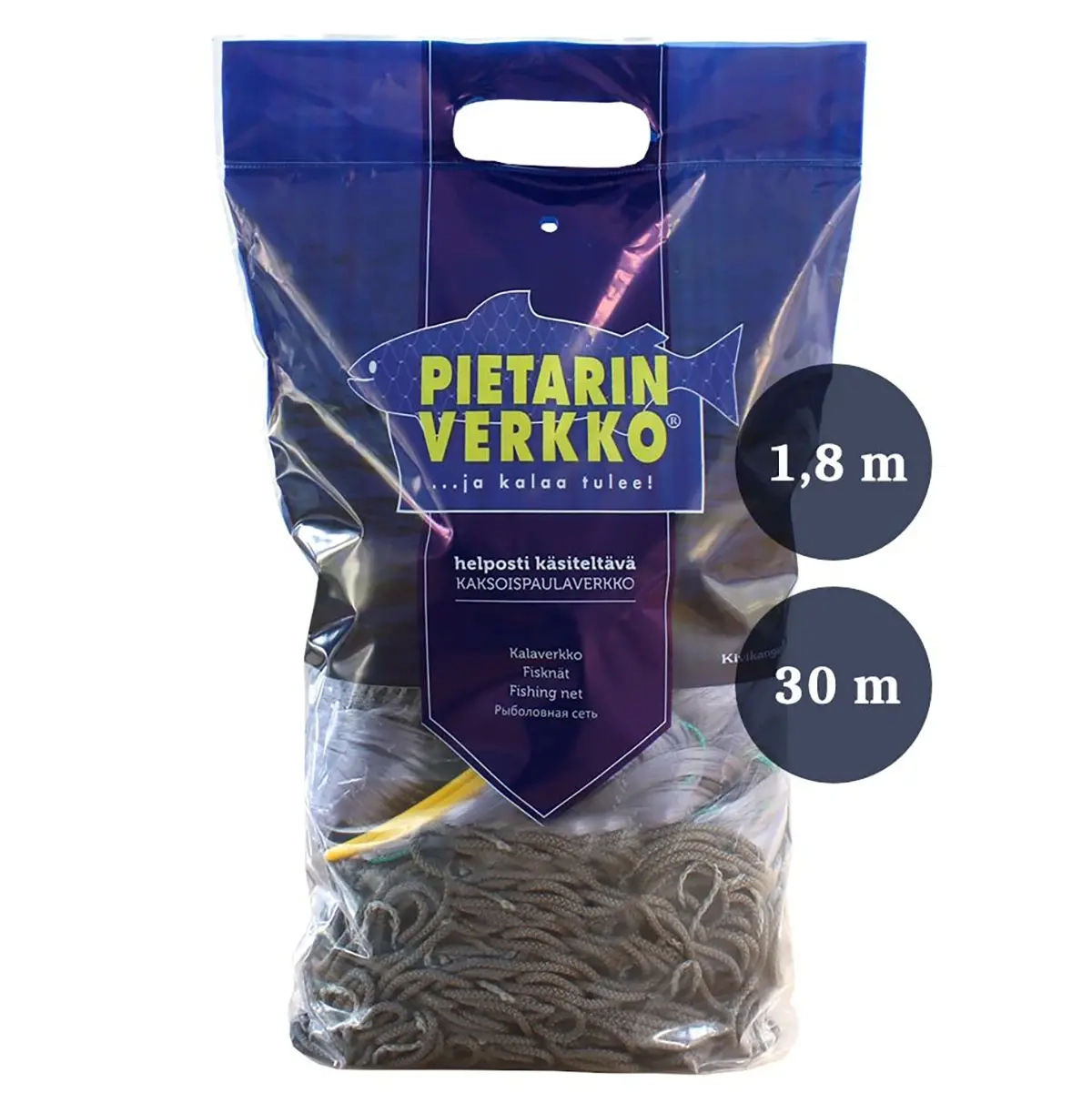 Petersburger Felchenetz 45mm 1,8m 0,15 30m - Fischernetze - 6418252345352 - 0