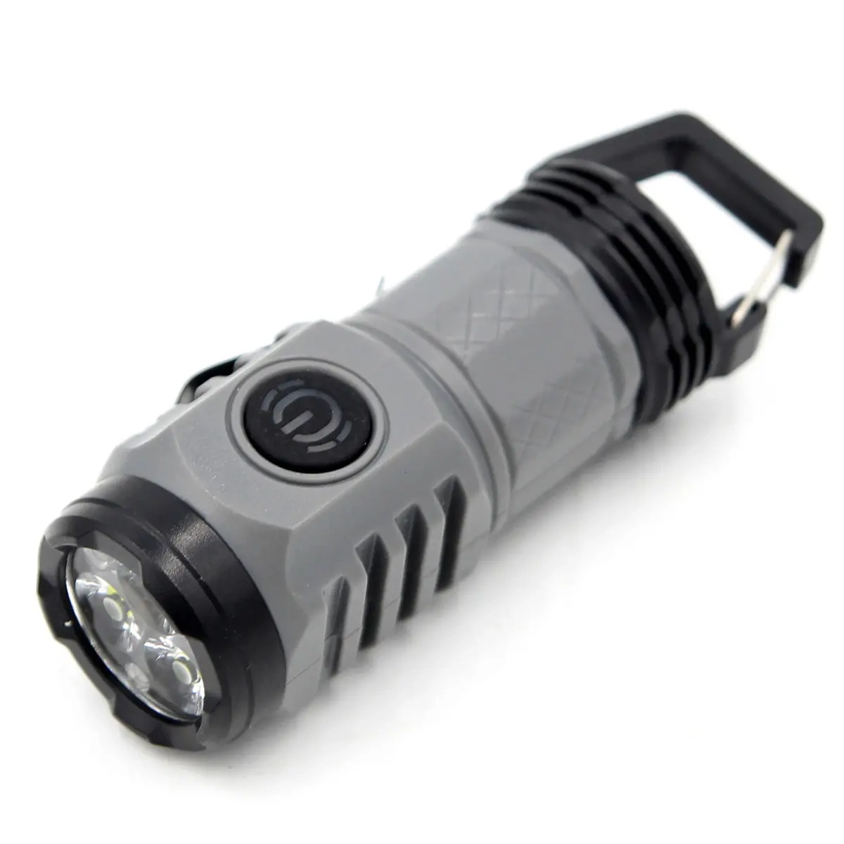 Aufladbare Mini-Taschenlampe 400lm mit Clip - Taschenlampen - 6418536033876 - 0