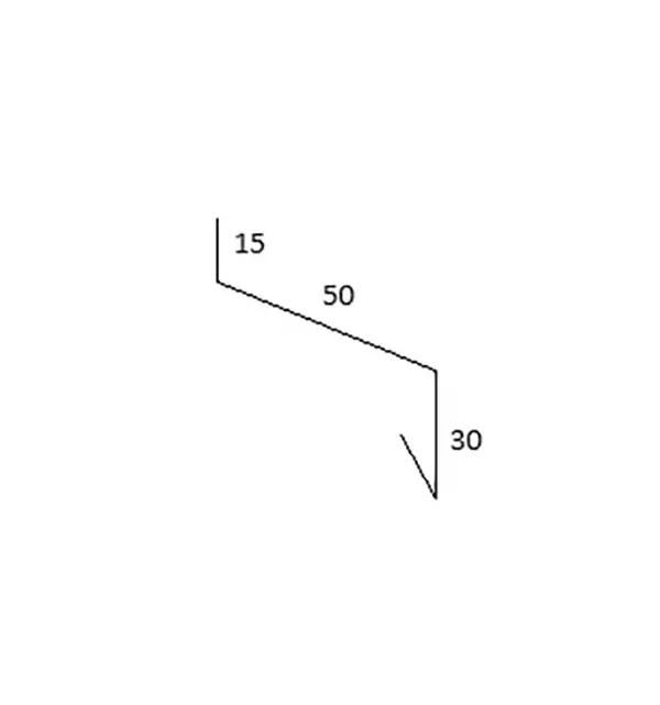 Fönsterbleck vitt 2m 50mm - Fönstertillbehör och dörrtillbehör - 6430070621524 - 1