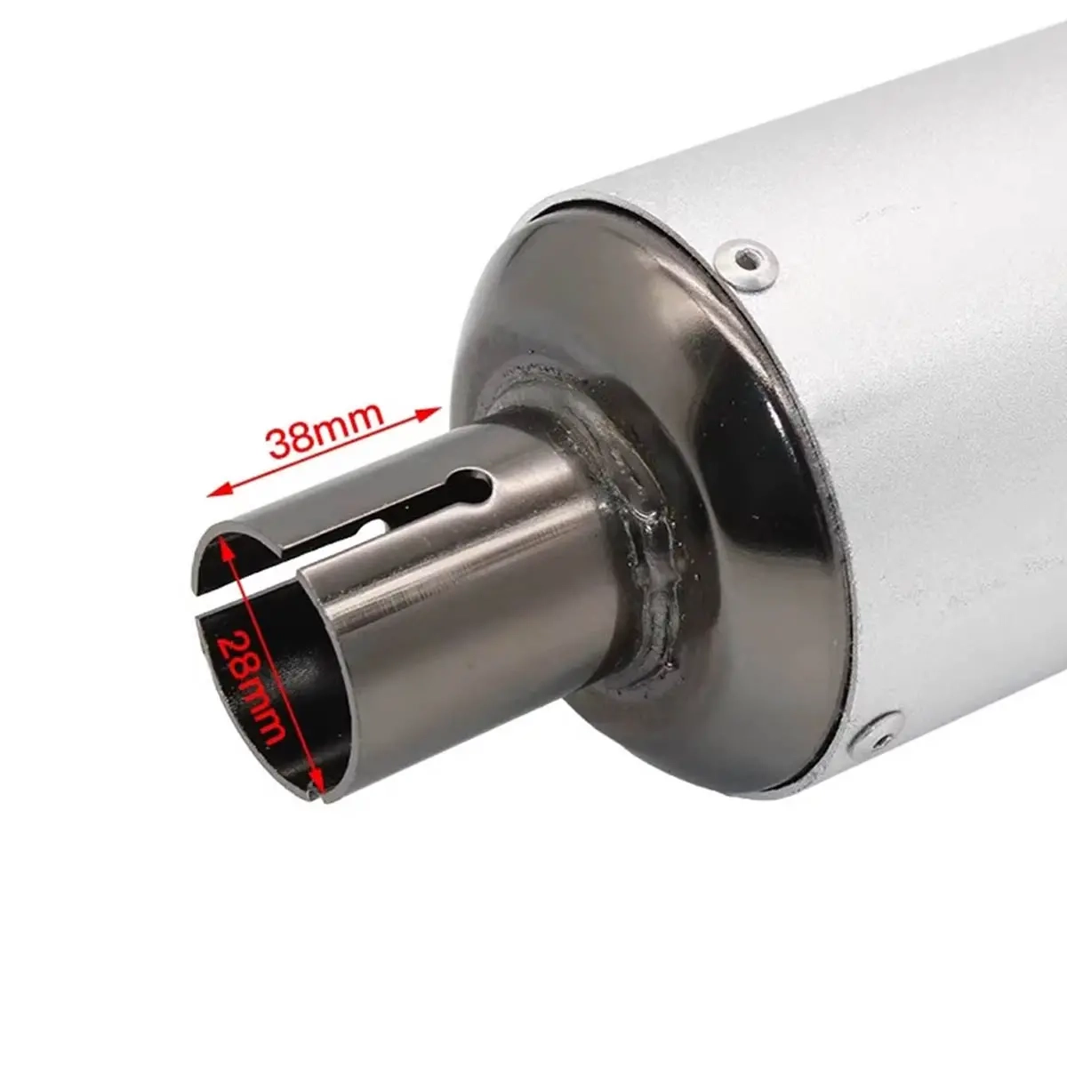 Schalldämpfer 28 mm Universalmodell - Auspuffanlagen für Motocross - 6438471336948 - 2