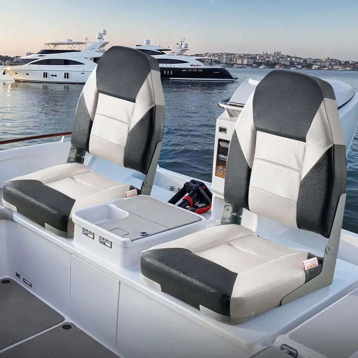 Bootssitz mit hoher Rückenlehne, 2 Stück - Bootssitze und Sitzgelegenheiten - 6438471350654 - 2