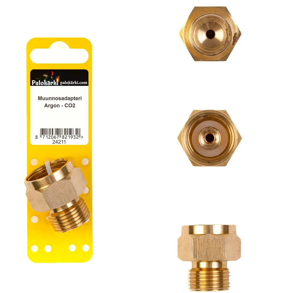 Umrüstadapter Argon - CO2 - Gaskartuschenbrenner, Gaskartuschenregler, Ga - 8712067821932 - 0