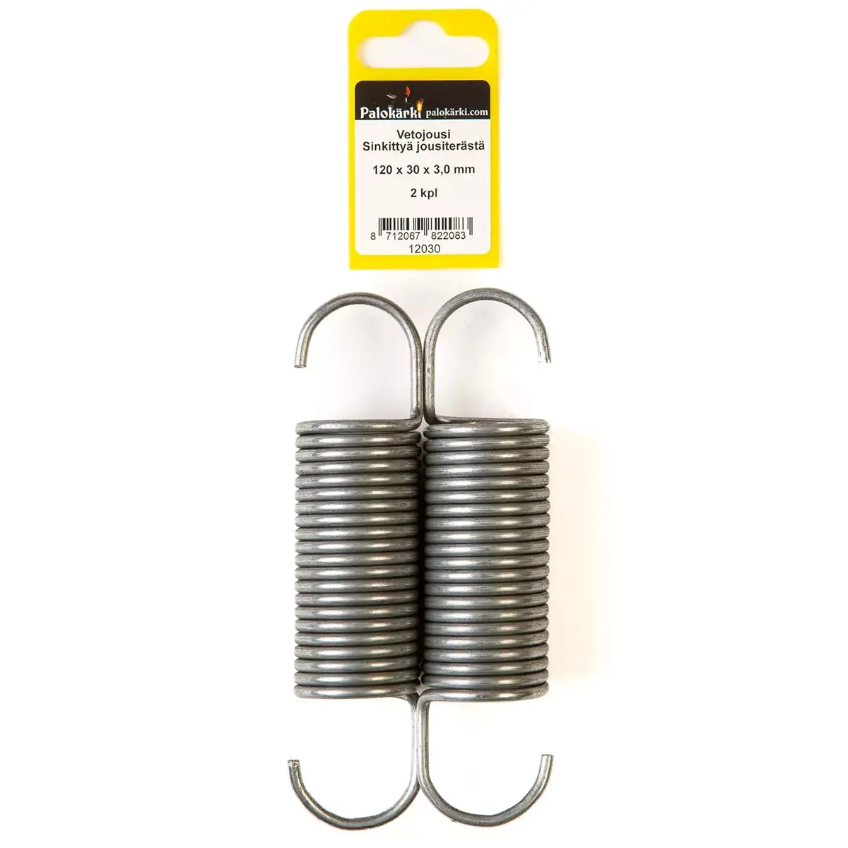 Zugfeder 120x30x3,0mm 2 Stück - Federn und Federsortimente - 8712067822083 - 0
