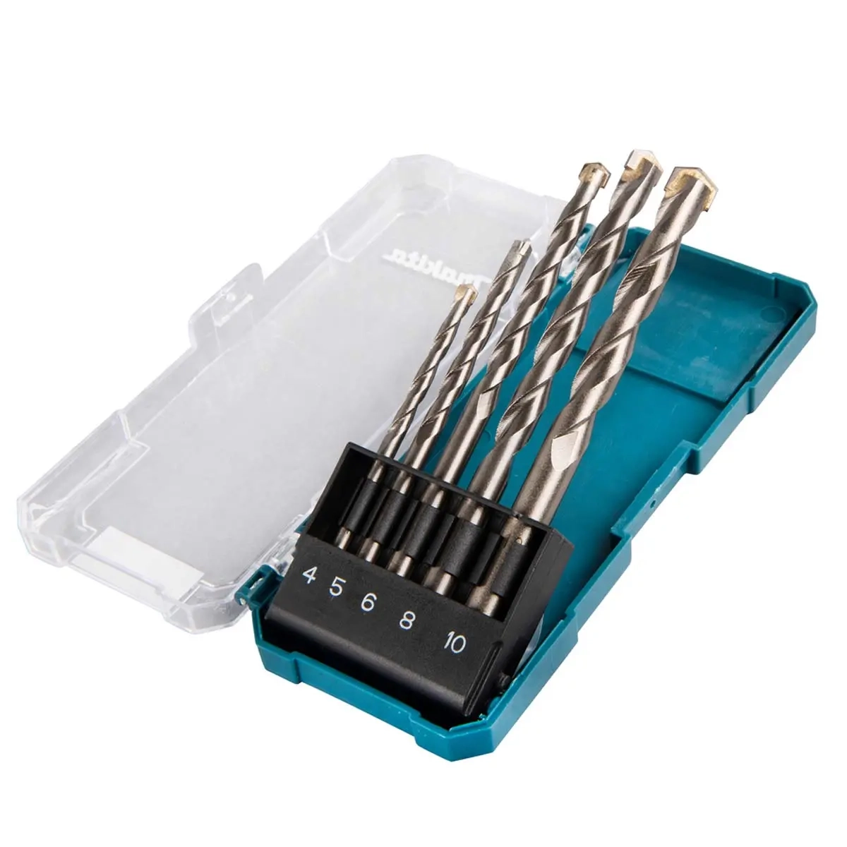 Makita Steinbohrer-Set 4-10 mm, 5-teilig - Steinbohrer und Glasbohrer - 088381577380 - 1
