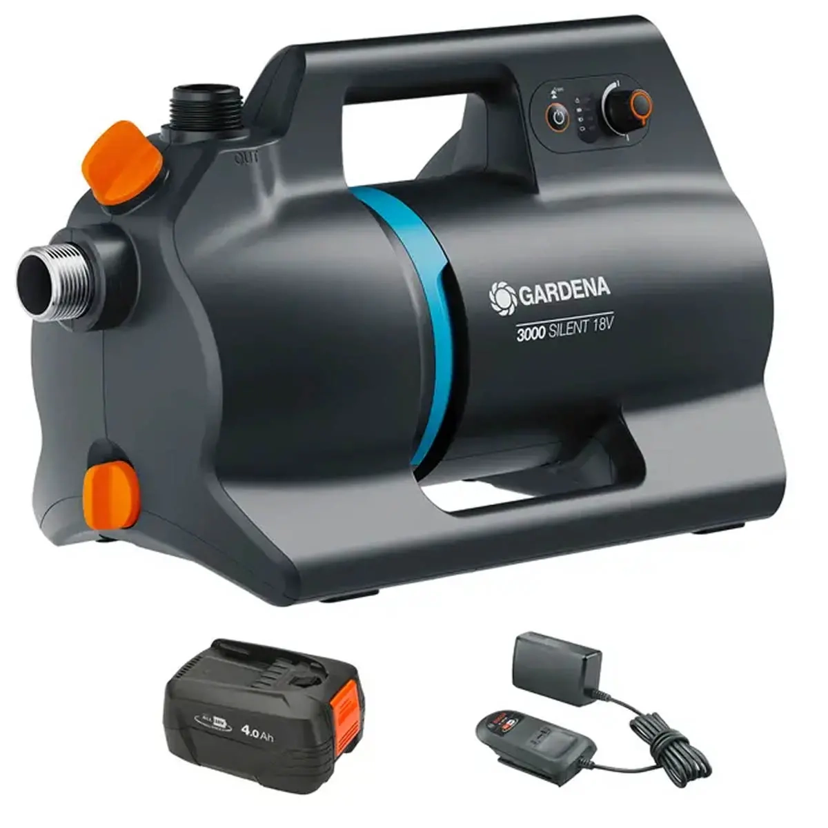 Gartenpumpe Gardena 3000L 40Ah - Wasserpumpen und Wasserspender - 4066407028111 - 0