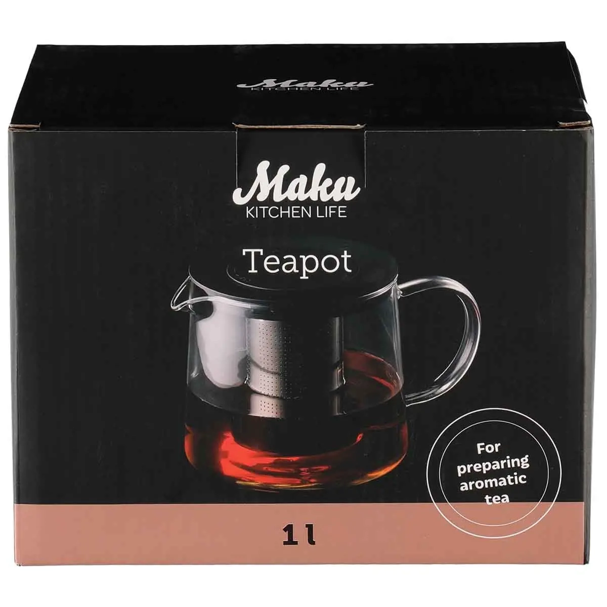 Teekanne 1 L - Kaffee- und Tee-Zubehör - 6410416419237 - 1