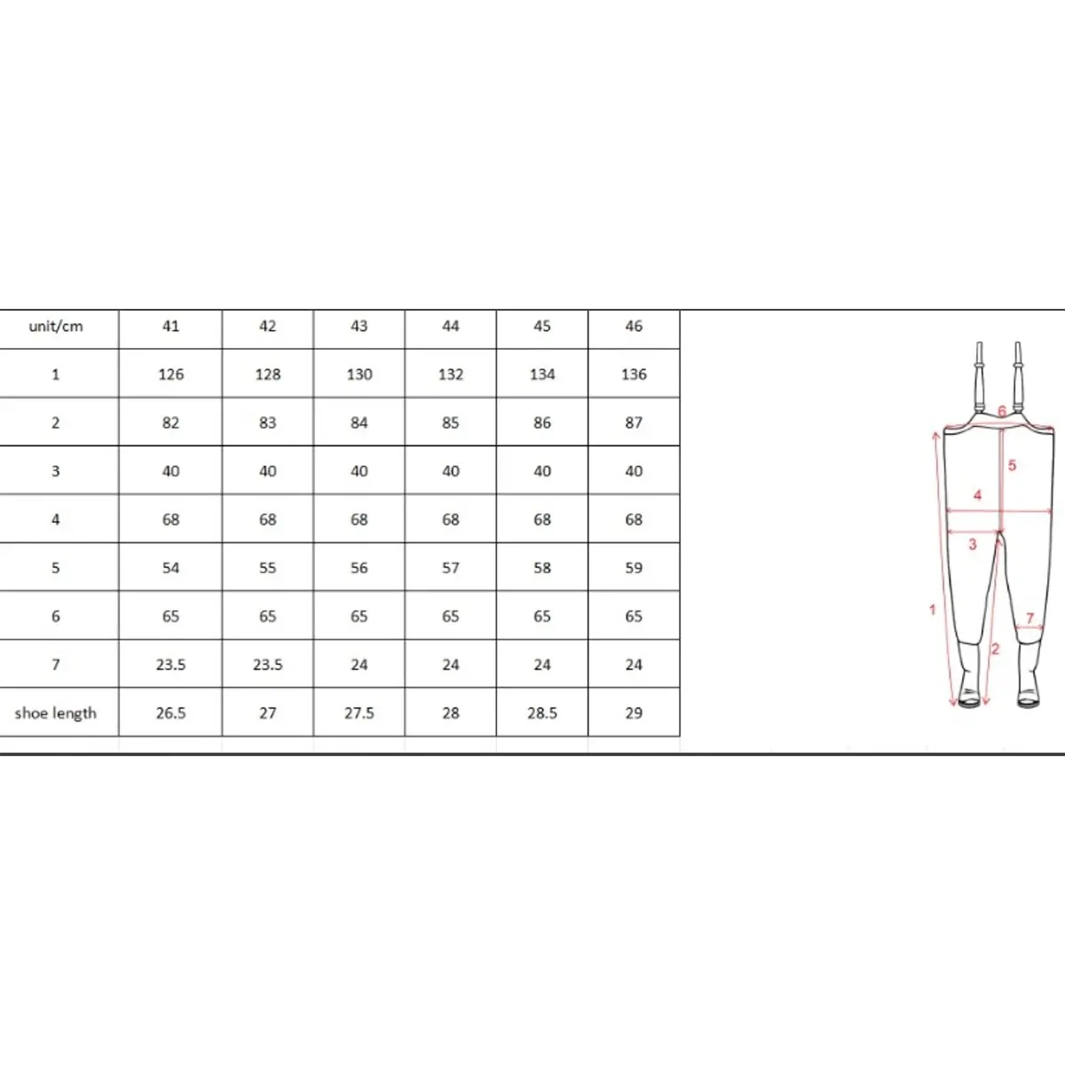 Watstiefelhose Apaja Größe 46 - Angelbekleidung und Stiefel - 6410416470870 - 2