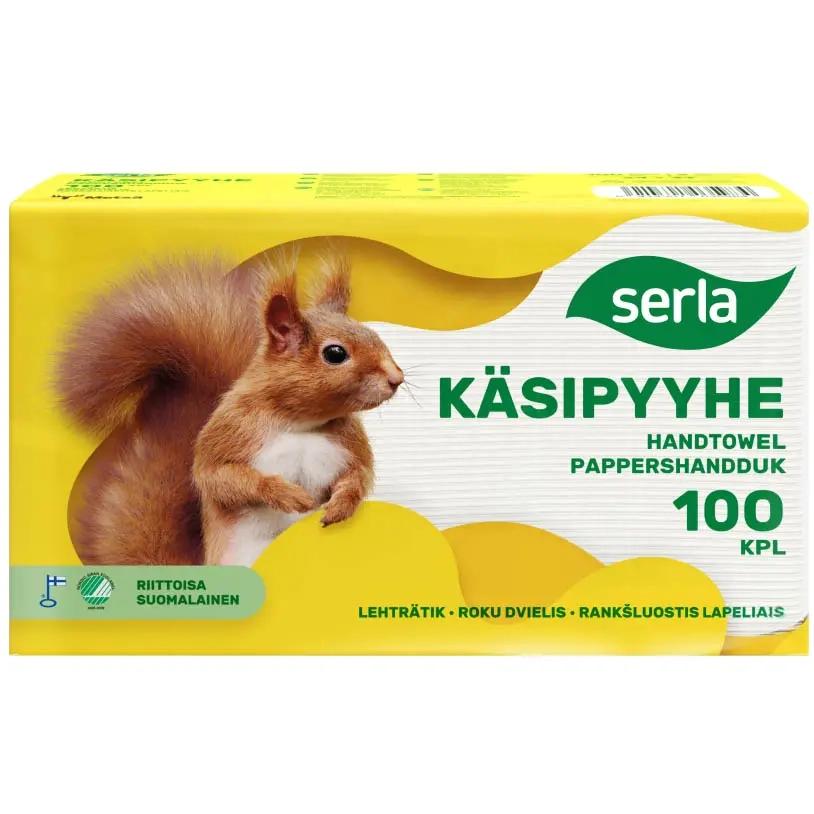 Serla Handtuchpapier 100 Stück Weiß - Toilettenpapier und Haushaltspapier - 6414301091645 - 0