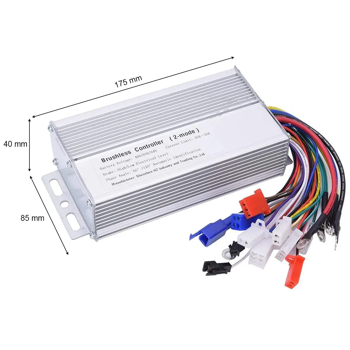 Regler Controller 48V / 60V 1000-1500W - Elektroscooter Ersatzteile - 6419774003959 - 1