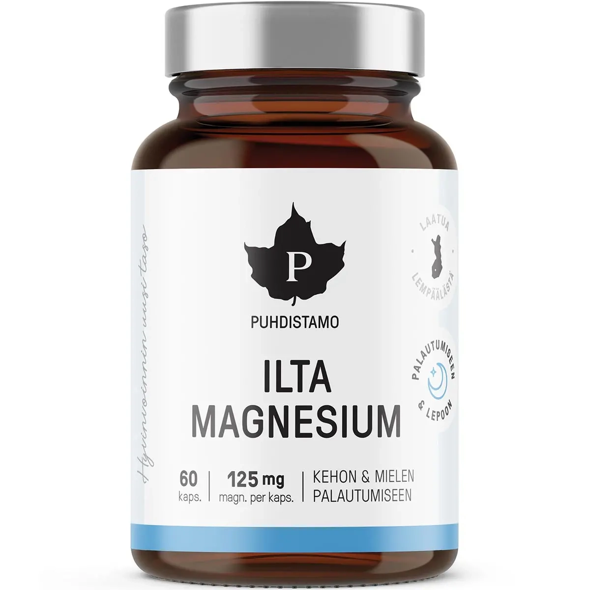 Ilta Magnesium 60 Kapseln Puhdistamo - Vitamine und Pulver - 6430039223707 - 0