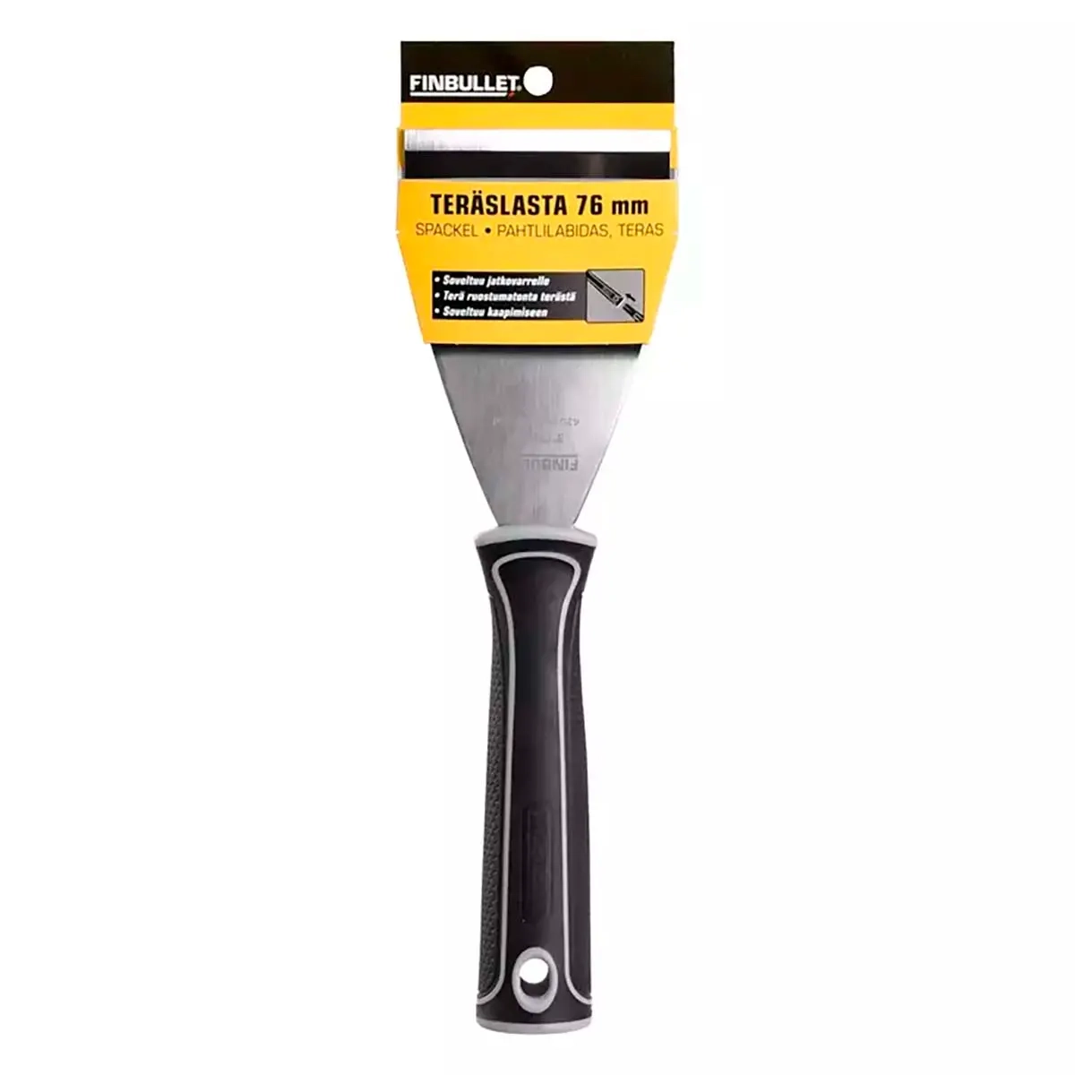 Gefalteter Stahlspachtel 76 mm - Spachtel und Spachtelwerkzeuge - 6438152045350 - 3