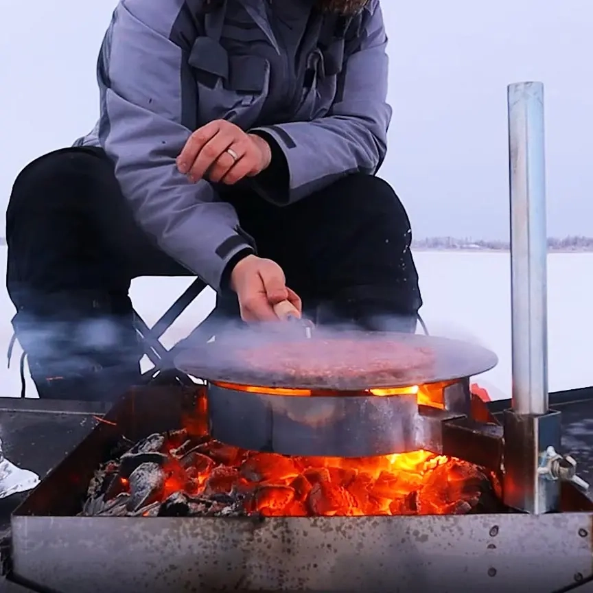 Eldstad Haghus - Lägereld grillar och korvpinnar - 6438212102542 - 1