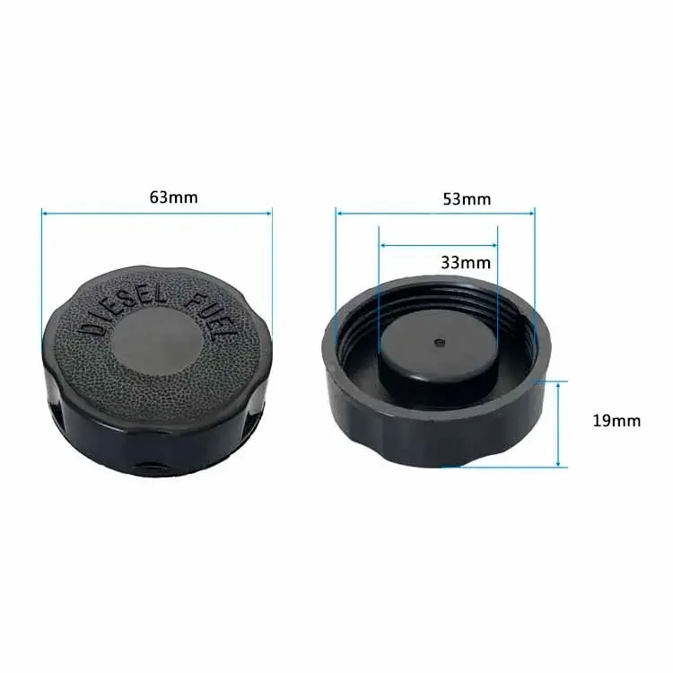 Kraftstofftankdeckel 63 mm - Rasenmähervergaser, Kraftstoff - 6438471280661 - 1