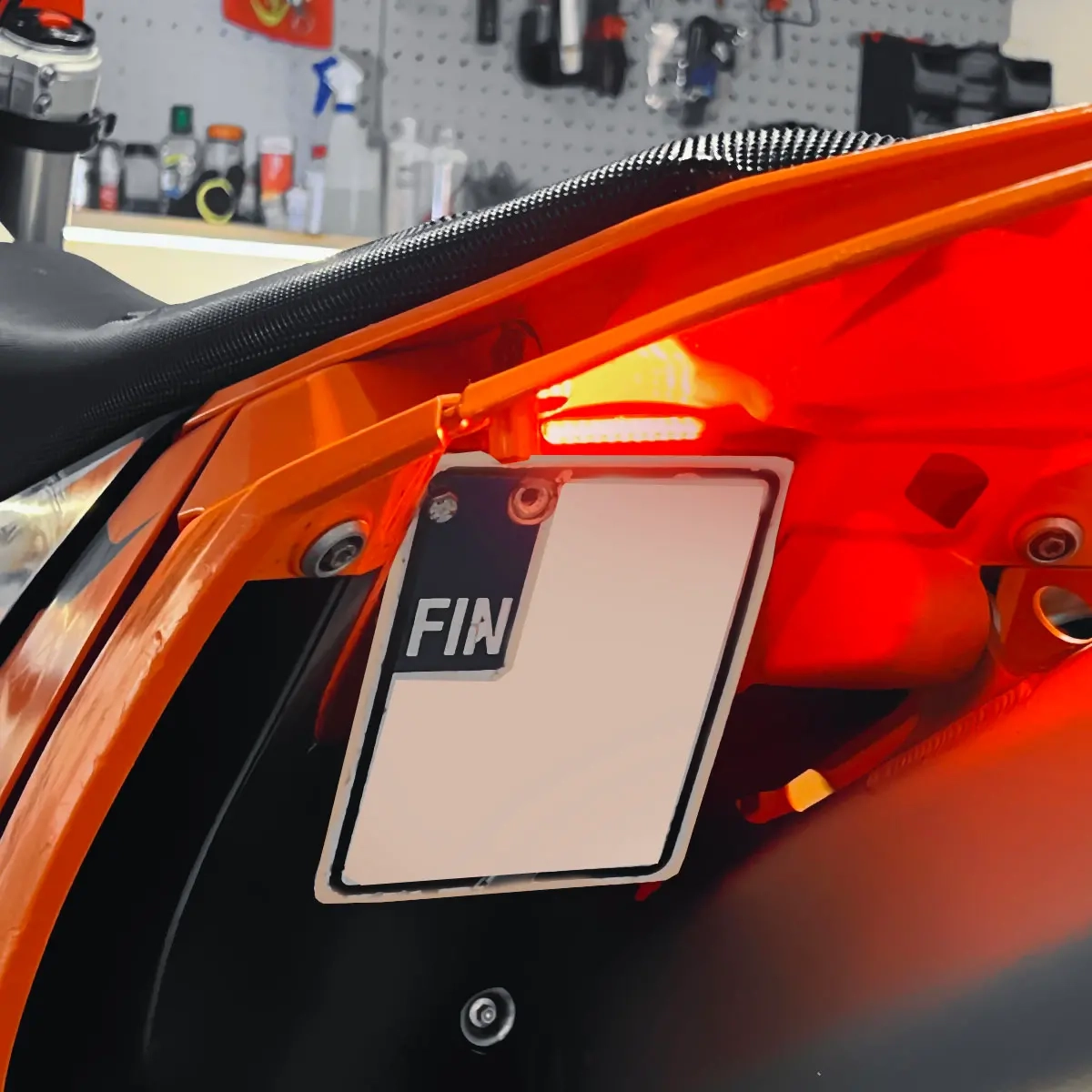 LED-Rücklicht SuperMini schwarz - Moped-Blinker, Beleuchtung und Lampen - 6438471285369 - 1