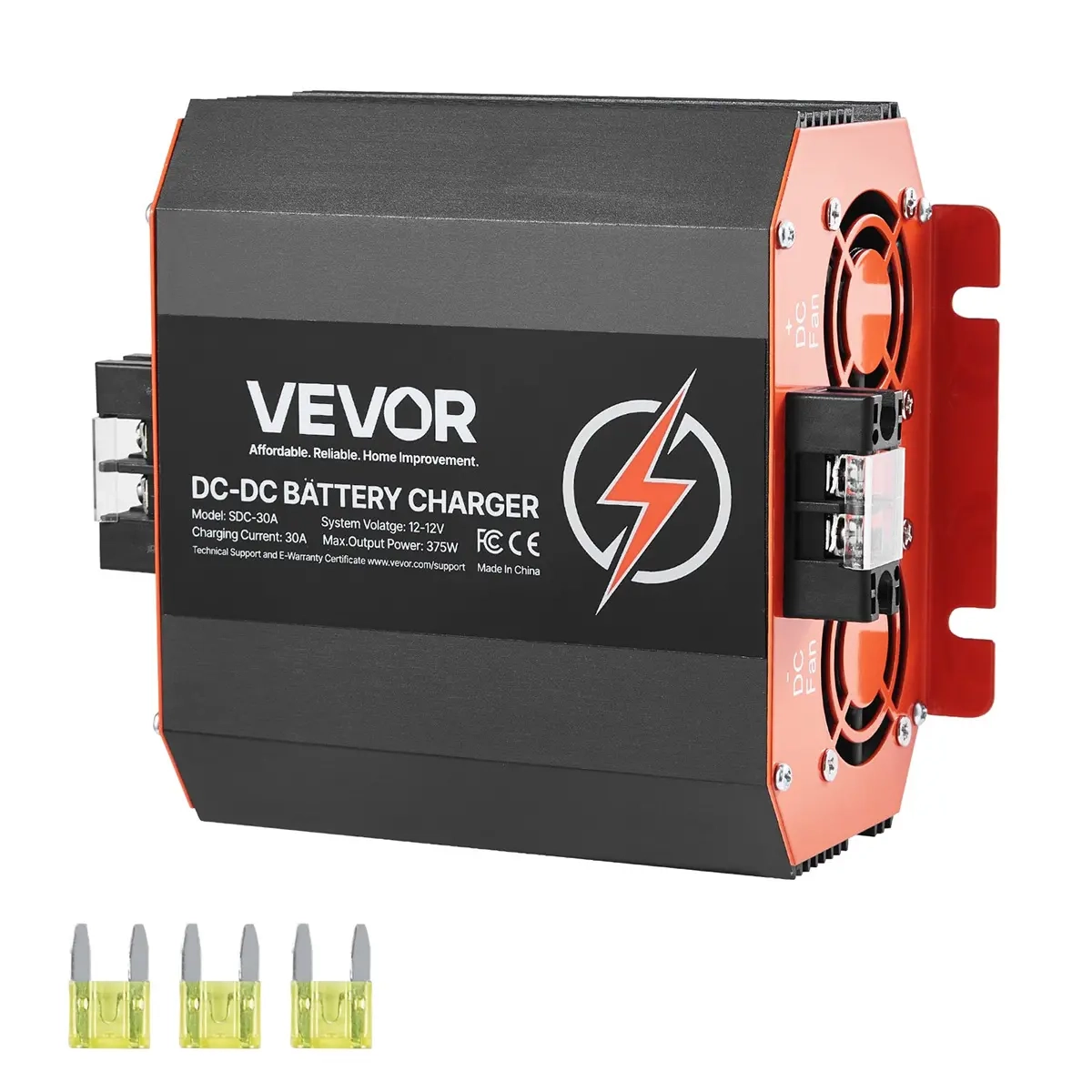 DC-DC Ladegerät 12V 30A 375W Vevor -  - 6438471351927 - 0