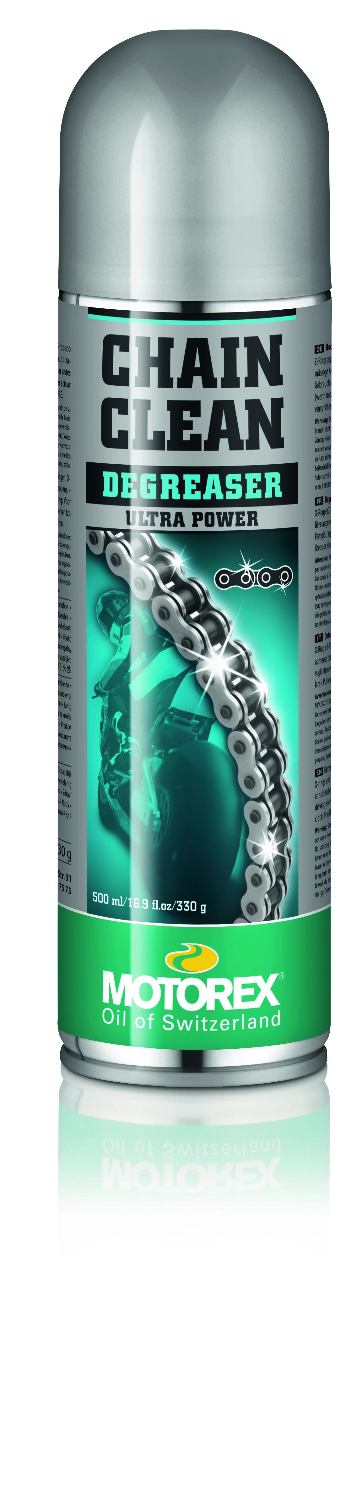 Kettrein-Reinigungsmittel PRO Motorex Chain C - Sprüh-Reinigungsmittel und Schmiermittel - 7611197160953 - 0