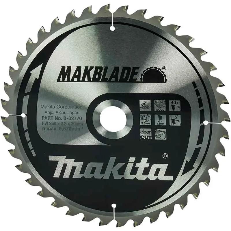 Makita Makblade Kreissägeblatt 260x2,3x30 - Kreissägeblätter - 088381421584 - 0