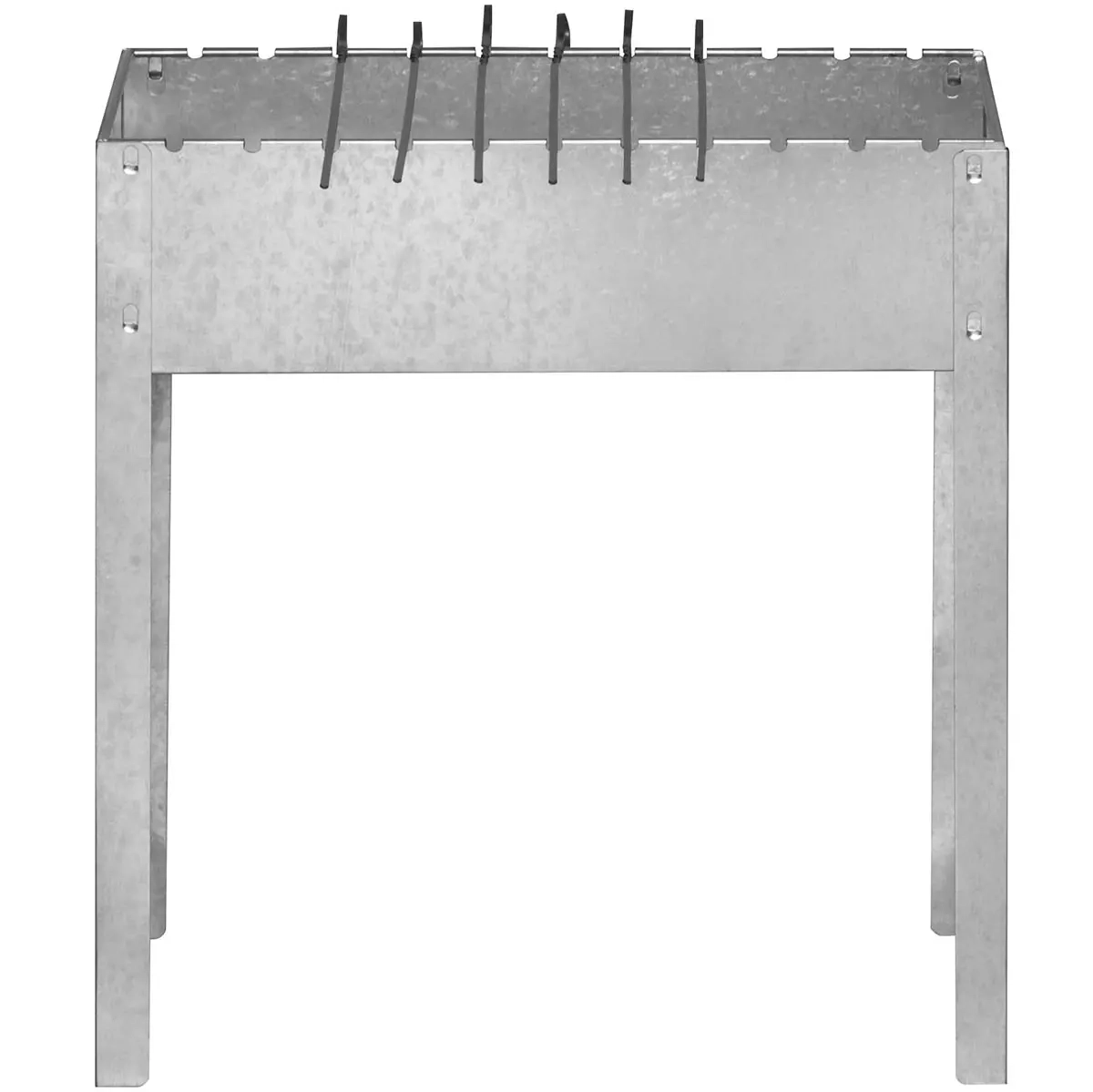 Holzkohlegrill mit 6 Spießen Mustang - Holzgrills und Holzkohlegrills - 6410416343686 - 2
