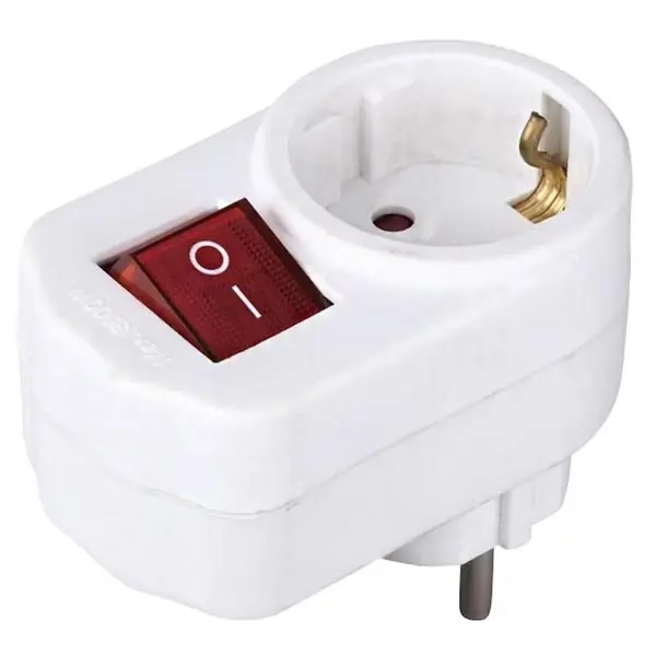 Abzweigdose und Schuko VK-Schalter 1-fach IP20 - Steckerleisten und Stromadapter - 6413821773000 - 0