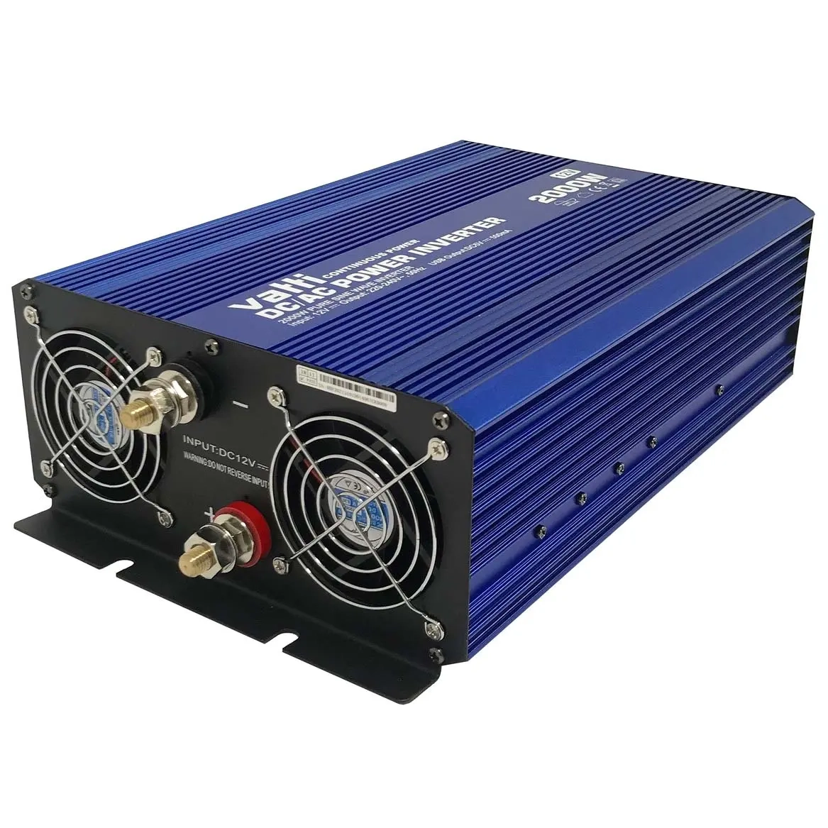 Reiner Sinuswellen-Wechselrichter 2000W 12V - Auto-Wechselrichter - 6438168103136 - 2