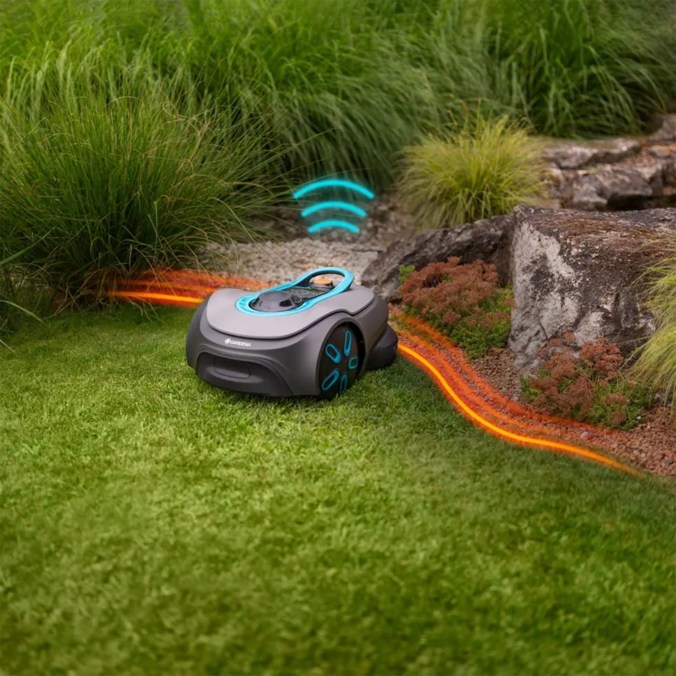 Gardena smart SILENO free 800 med garage och kollisionssensor - Gräsklippare och robotgräsklippare - 6438471351880 - 4