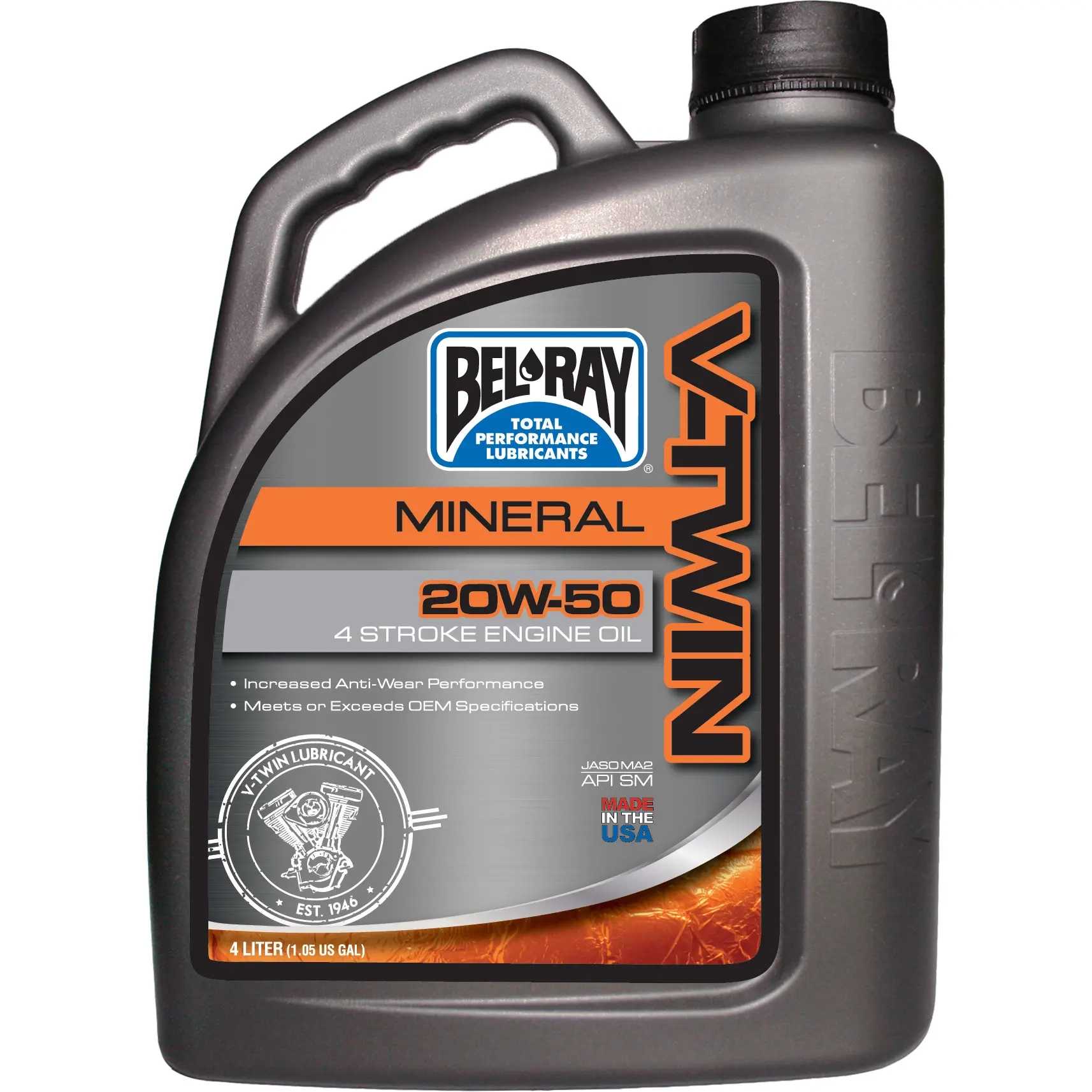 Motoröl V-Twin 20W-50 Mineral 4L - 4-Takt-Öle - 690509401332 - 0
