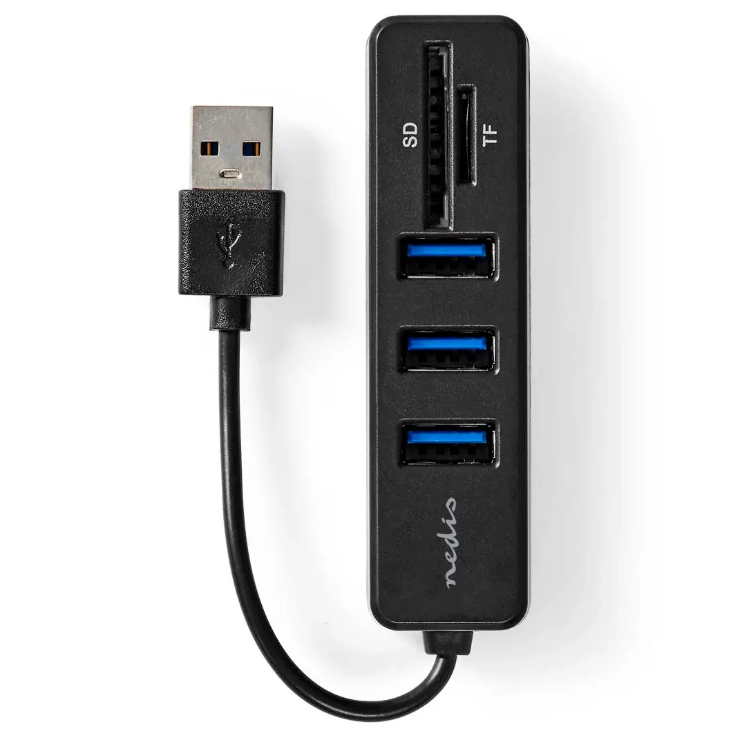 USB-Hub 1x USB-A 3x USB-A - Stecker, Adapter und Dockingstationen - 5412810415724 - 2