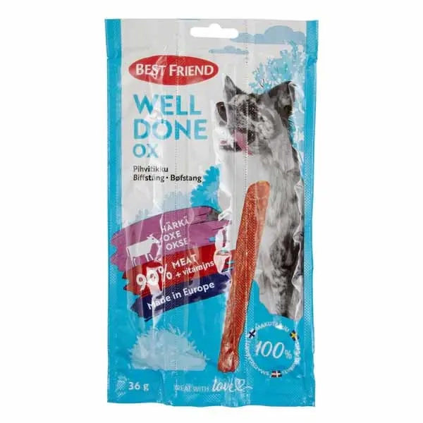 Ochsensteak-Spieße 3er-Pack 36 g Best Friend - Hundekauknochen, Kauknochen und Kaurollen - 5700551172700 - 0