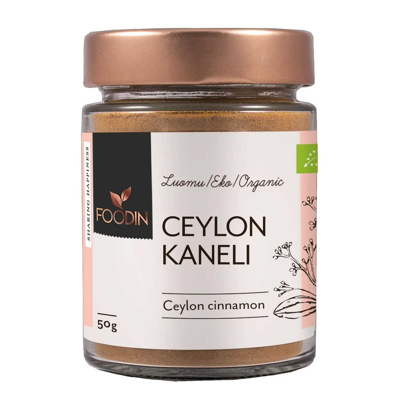 Ceylon Zimt 50g Bio Foodin - Gewürze - 6430051825156 - 0