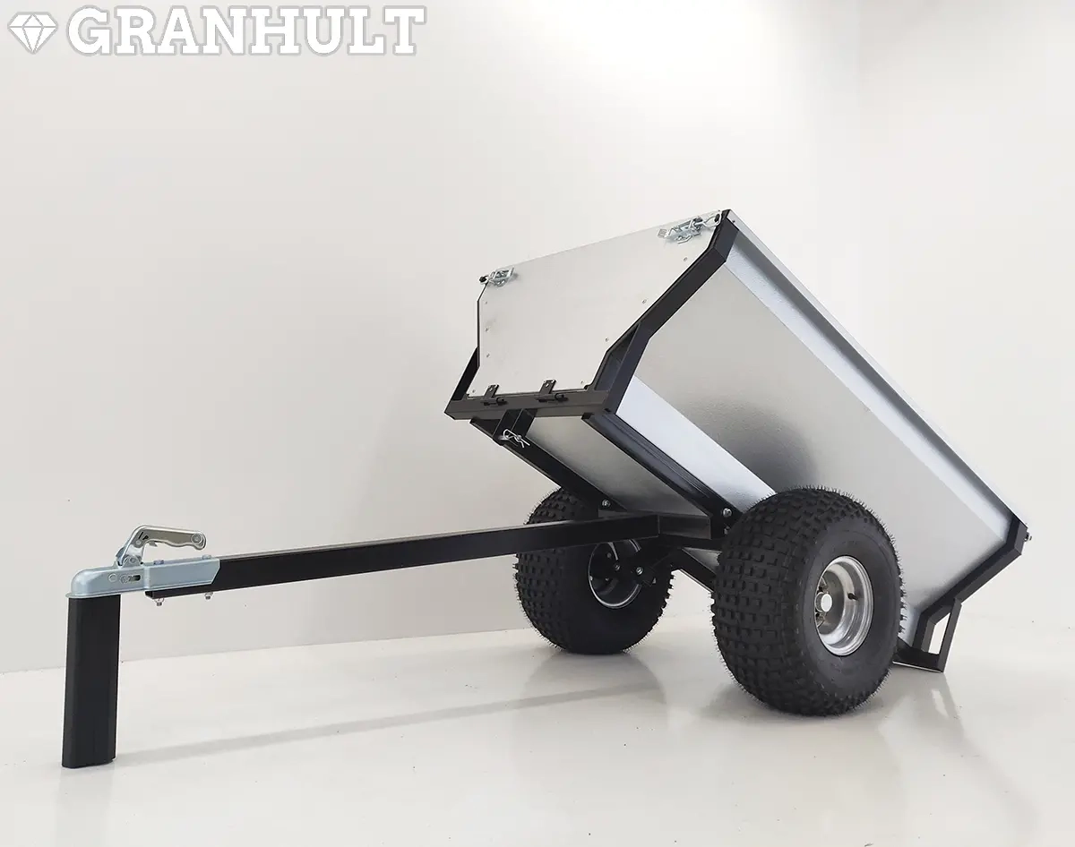 Offroad Anhänger mit Kippfunktion Pro 825kg - Anhänger und Holzanhänger für ATV - 6438168011141 - 1