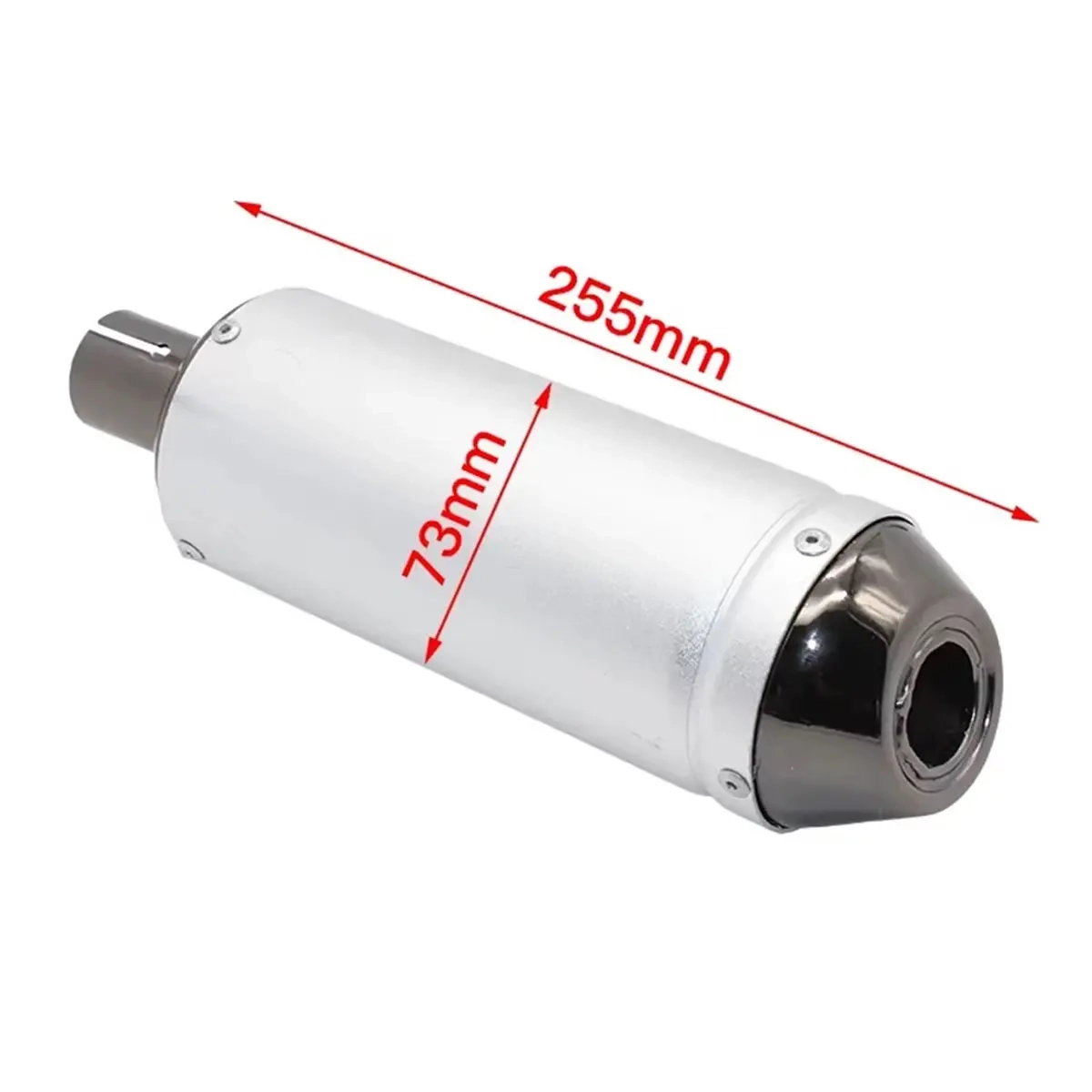 Schalldämpfer 28 mm Universalmodell - Auspuffanlagen für Motocross - 6438471336948 - 1