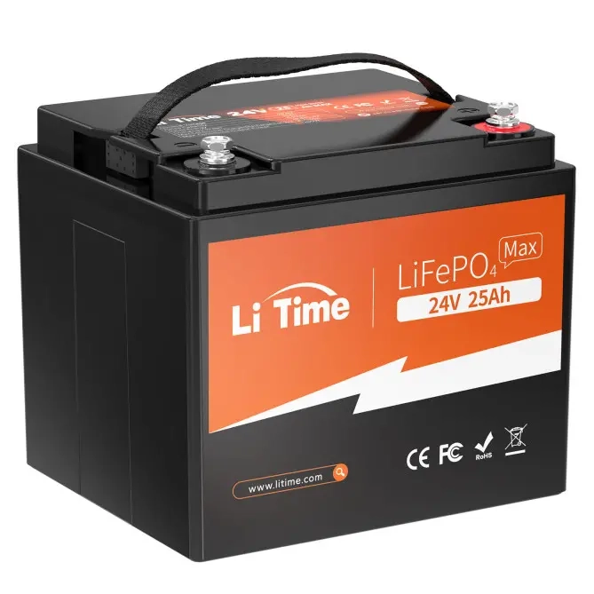 Akku LifePo4 25Ah 24V 1280 Wh LiTime -  - 6438471351033 - 0