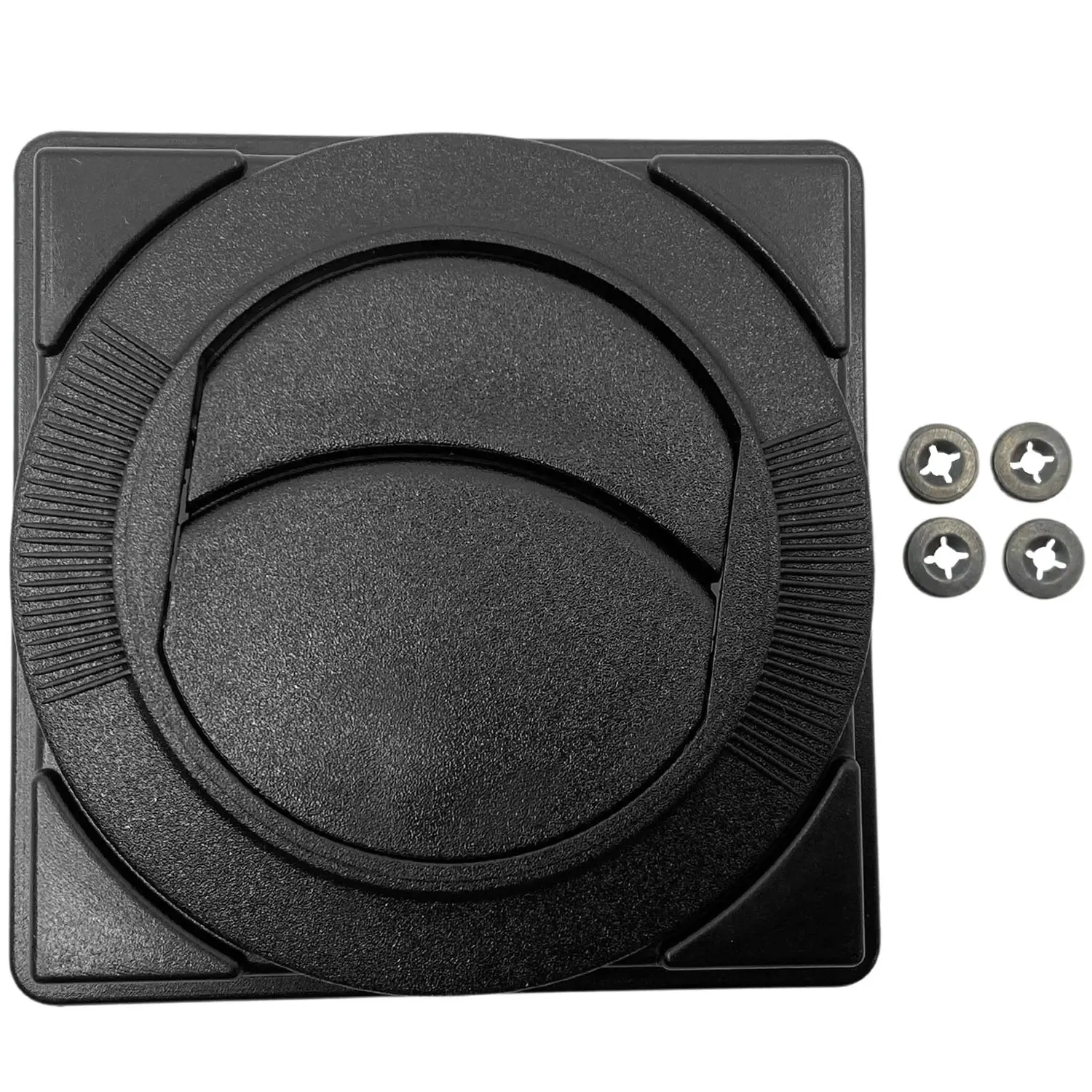 Luftventil 90x90mm schwarz - Klimaanlagen für Baumaschinen - 9000-1059 - 0