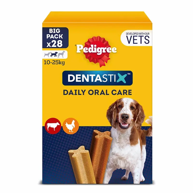 Pedigree DentaStix Medium 4x180g - Hundezahnpflegeprodukte - 5010394006804 - 0
