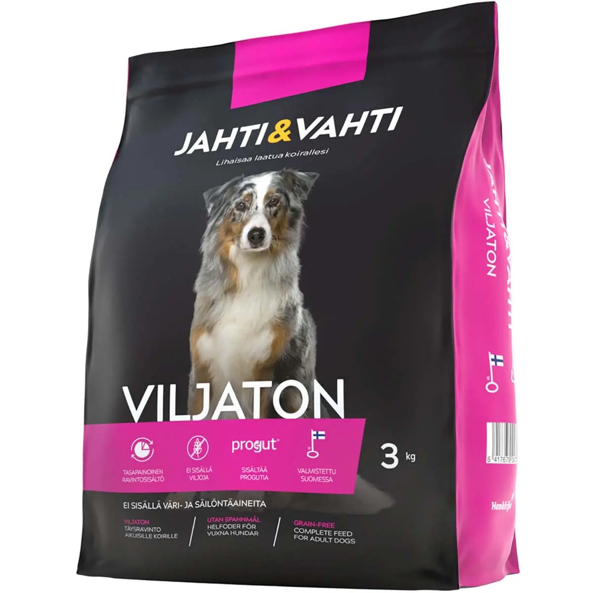 Jahti&Vahti Getreidefrei 3kg - Hundefutter - 6417679047795 - 0