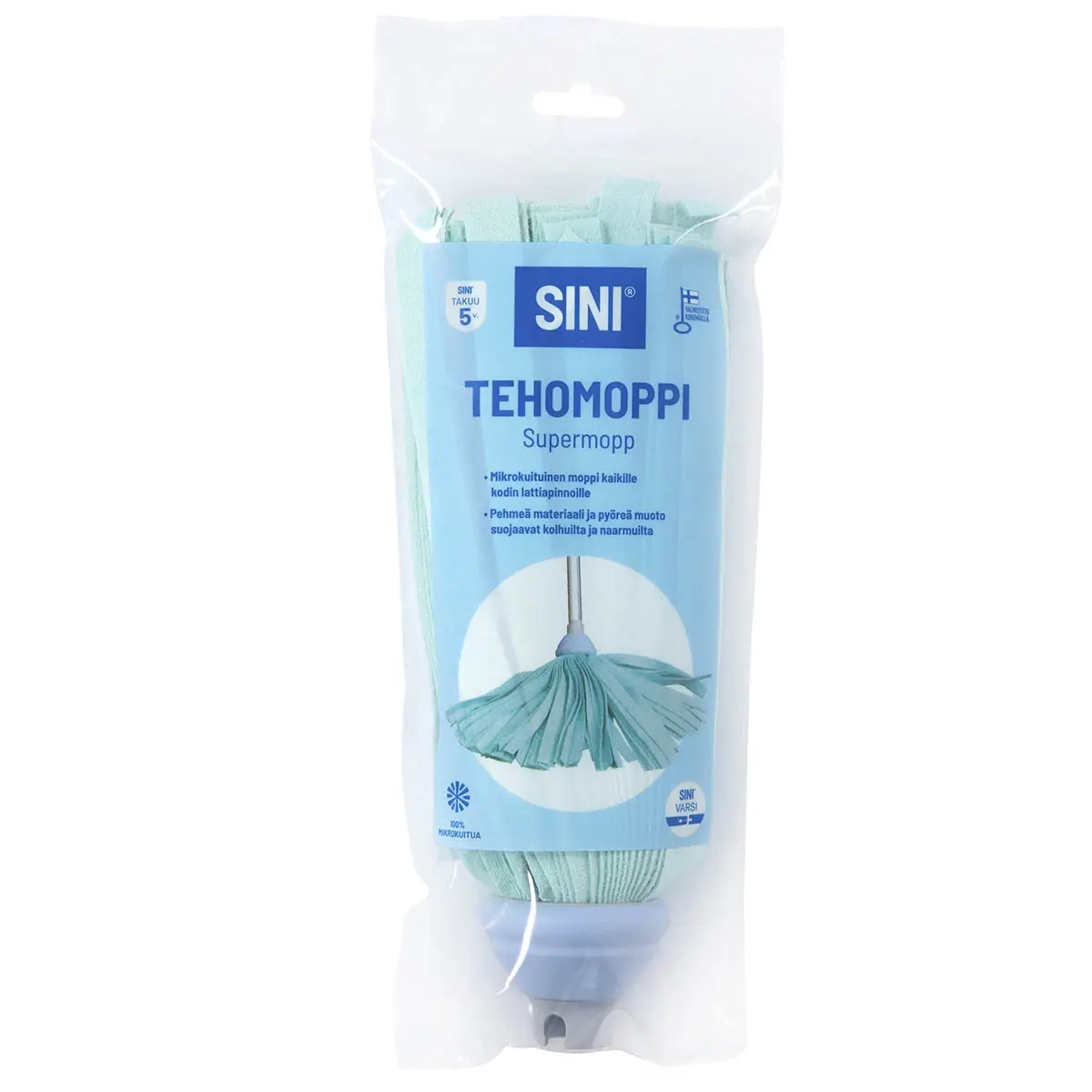 Sini Mikrofaser Power-Mopp - Mopps und Bodenwischtücher - 6423800034183 - 1
