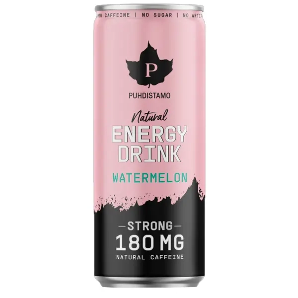 Natural Energy Drink Str 330ml Wassermelone - Energydrinks - 6430039229679 - 0