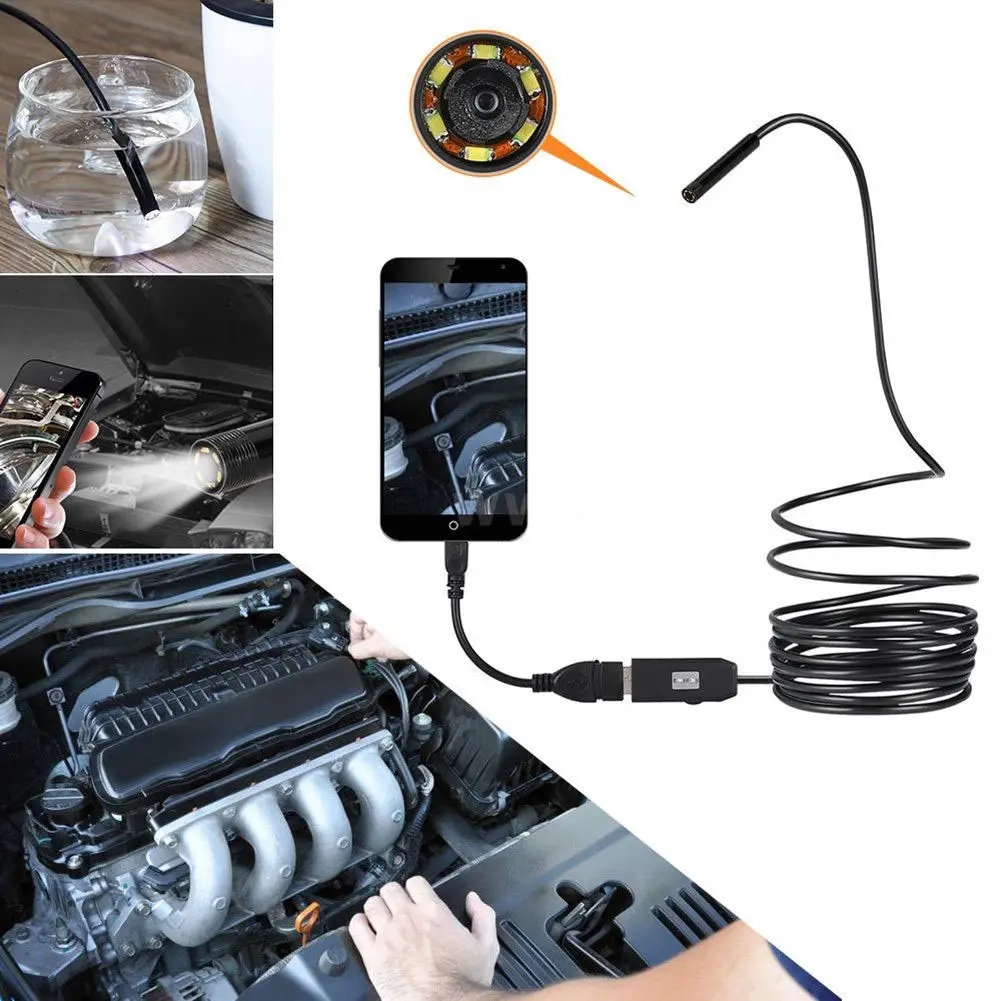 Kamera für Handy 5m Kabel USB WorkPro - Inspektionskameras - 6438471012088 - 4