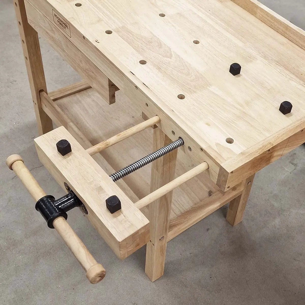 Arbeitstisch Pehtori 126x62x84cm Hobelbank - Hobel, Fräsmaschinen und Drehmaschinen - 6438471309386 - 5
