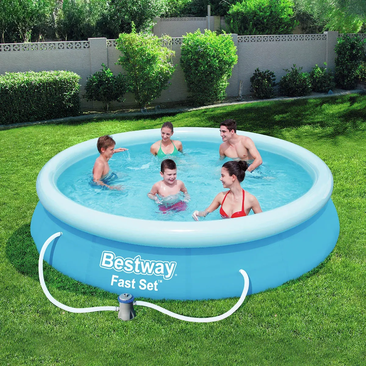 Schwimmbecken 3,6m 76cm 5377L Bestway Fast - Schwimmbecken und Poolzubehör - 6942138951363 - 1