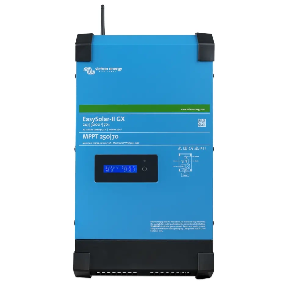 Inverter laddare EasySolar-II GX 3000VA MPPT - Växelriktare för solpaneler - 8719076049265 - 1