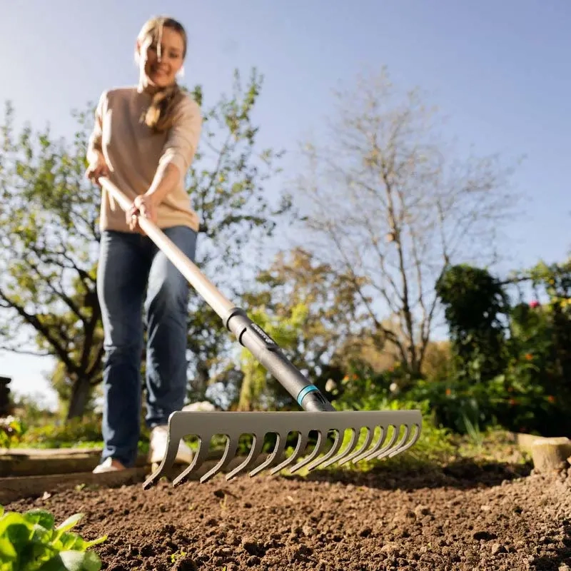 Gartenharke Gardena PureLine FSC 100% - Rechen, Hacken und Unkrautentfernung - 4066407028401 - 2
