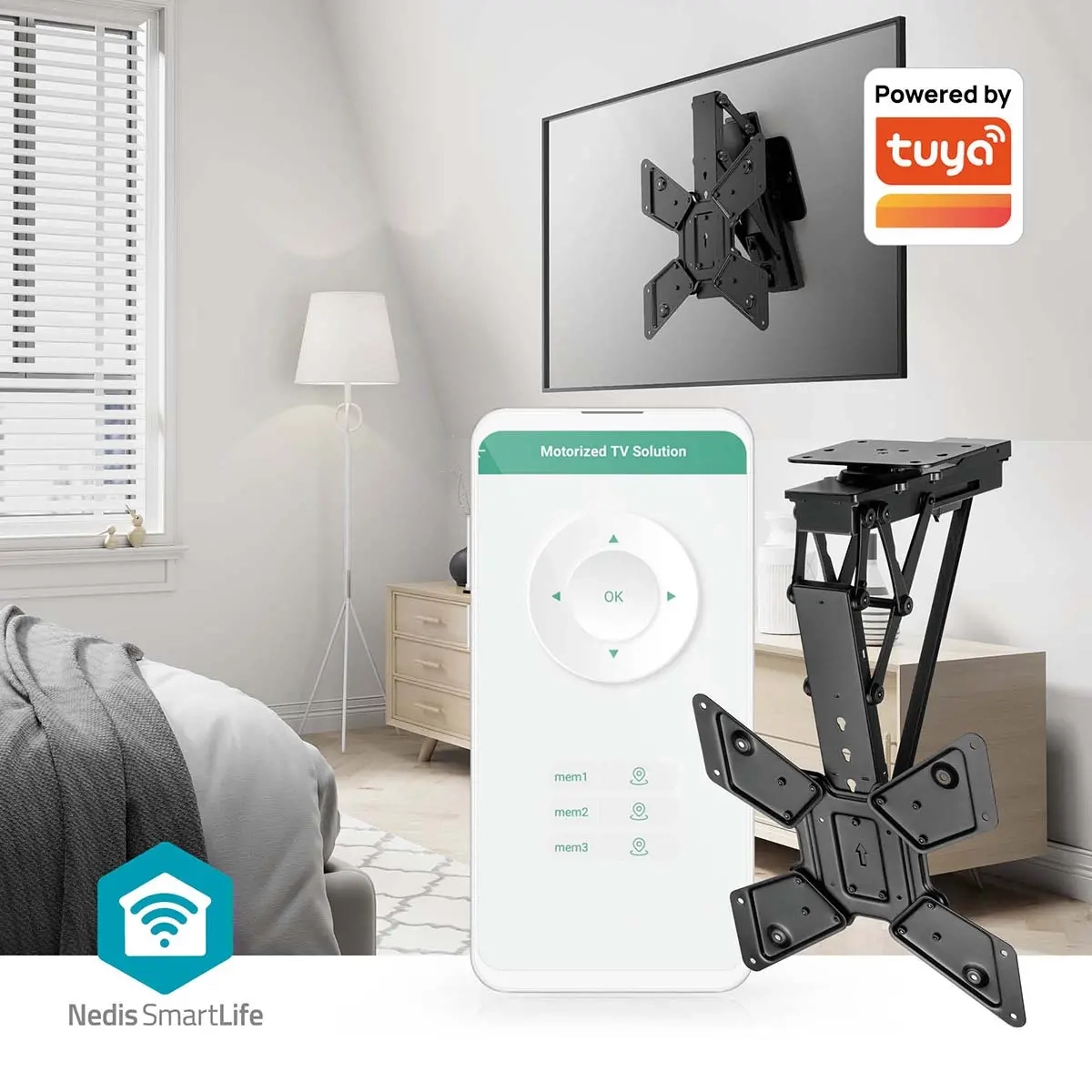 Motorisierte TV-Deckenhalterung SmartLife - TV-Ständer - 5412810450664 - 1