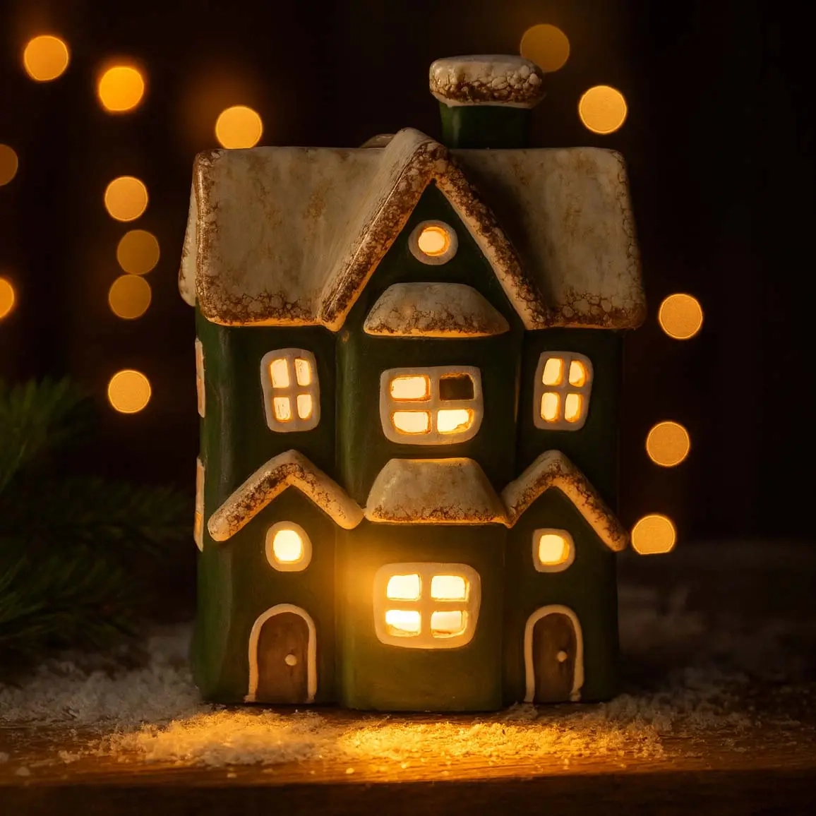 Huslykta med LED-ljus Aberdeen - Huslyktor - 6410416502038 - 1