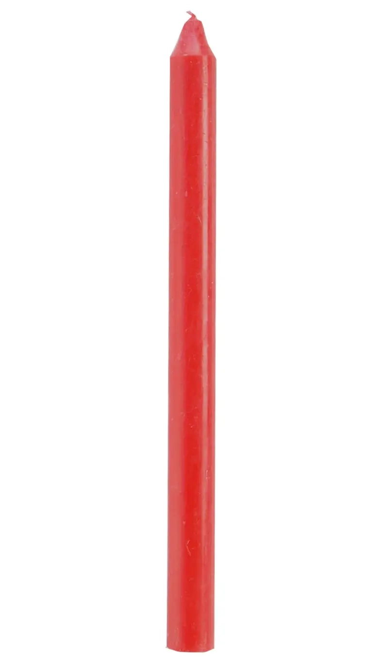 Rote Kronenkerze 29 cm - Spitzkerzen und Antikkerzen - 6416906774022 - 0