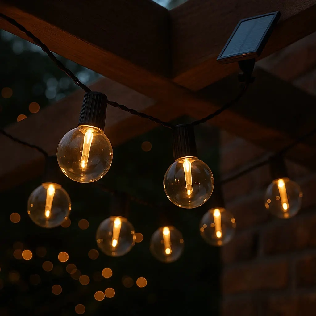 Solarleuchten-Set Party 10 LED klar - Solarbeleuchtung - 8721037341912 - 1