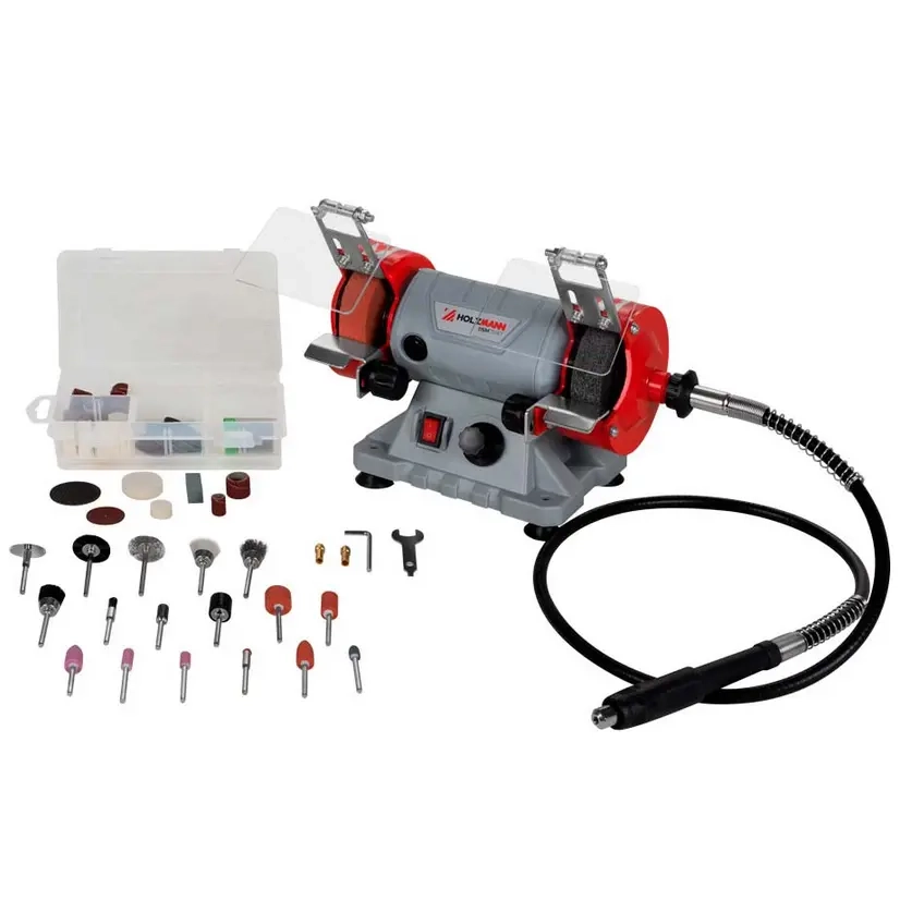 Schleifklotz + Mini-Bohrmaschine 230V Holzmann - Bohrmaschinen und Zubehör - 9120132140694 - 1