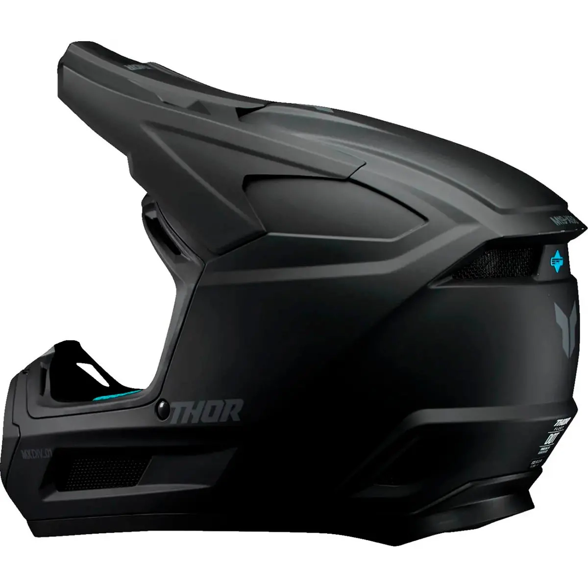 Cross-Helm Fleet Blackout Junior S - Moped- und Crosshelme für Kinder - 01111674 - 1